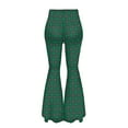 thumbnail image 3 of Green Flare Pants,Green Jeans for Women,Green Jeans,KYGABAK Bell Bottom Jeans for Women High Waisted Stretch Plaid Flare Jeans Denim Bootcut Pants,1 * Green Jeans,Mint Green-S, 3 of 5