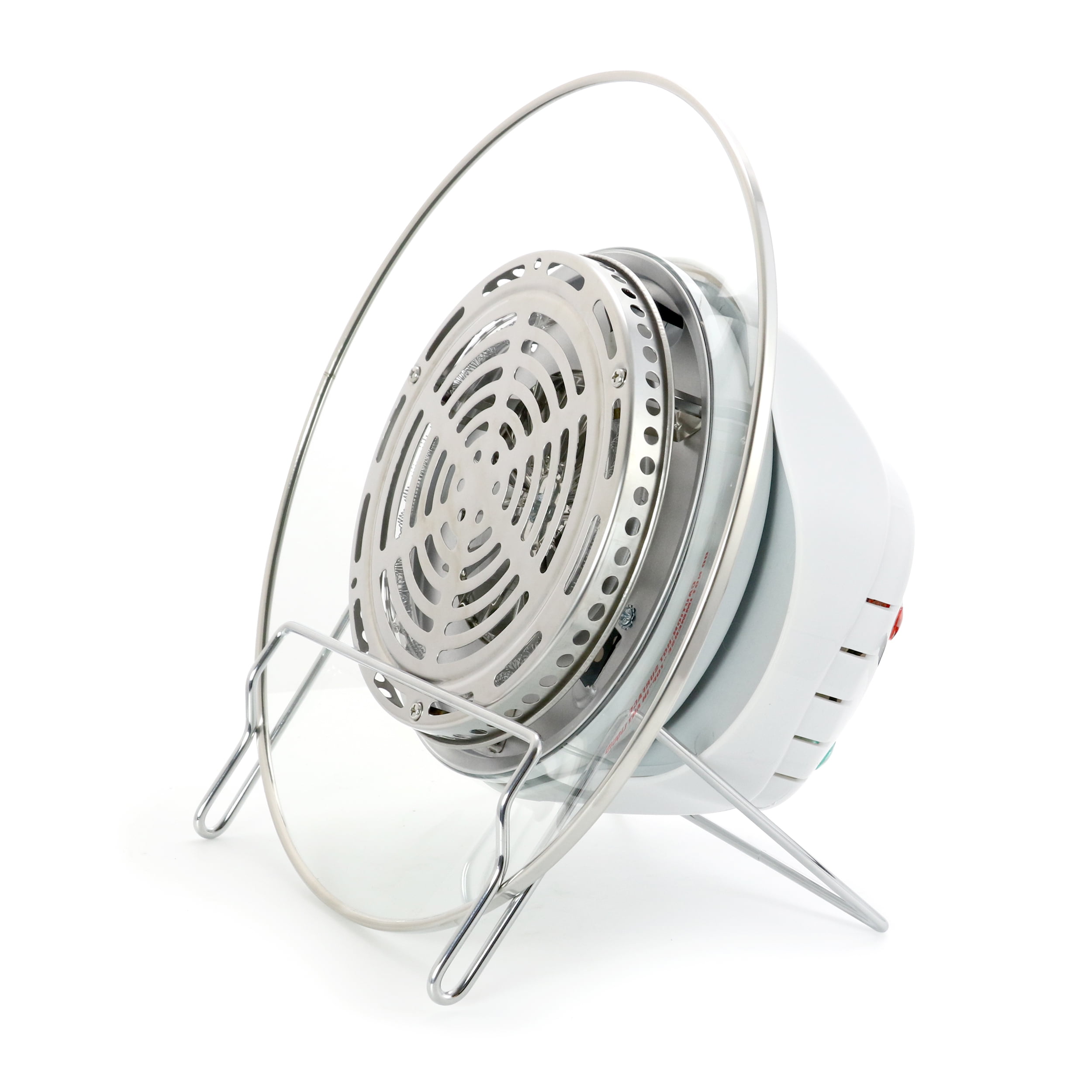MegaChef Rotisserie Oil Free 14.25 Inch Halogen Oven Air Fryer/Rotisserie/Roaster, White