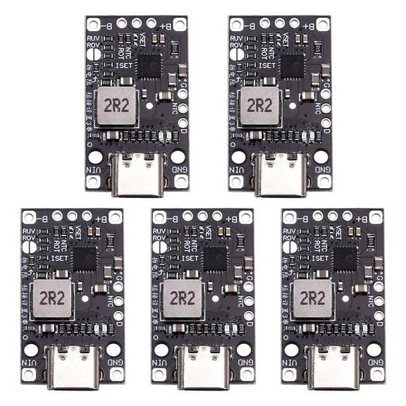 3.7V 2S Lithium Battery Charging Boost Module Type-C Support QC Fast Charging with Balanced Charge LED Indicator
