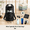 Black, variant on 20L Black Roll-Top Waterproof Dry Backpack For Kayaking Hiking Water Sports