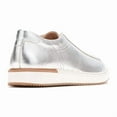 thumbnail image 4 of Hush Puppies Women's Sabine Silver Leather Sneaker, 4 of 6