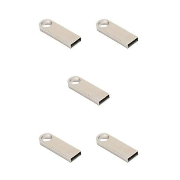 Guardoinrt USB Flash Drive Available In Various Colors And Styles Easy To Waterproof silver 32GB 5Set