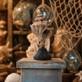 thumbnail image 6 of Byndra Resin Conch Shell Ornaments, Mediterranean Seashell Table Decor Set, Coastal Accent Sculptures for Living Room, Shelf, Desk and Display, Wall Door and Room Decor Accent, 6 of 7