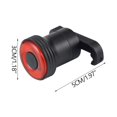 thumbnail image 3 of weibbin Bicycle Intelligent Brake Taillight Sensing Bicycle Taillight Charging Road Bike Night Riding Taillight Riding IPX6 Waterproof, 3 of 5
