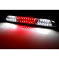 thumbnail image 2 of Clear/Red Lens w/Chrome Reflector Full LED High Mount Third Brake Lamp w/ F1 Strobe Flash Feature For Ford 2015-2020 F-150, 2017-up F-250 F-350, 2019-up Ranger, 2022-up Maverick, 2 of 9