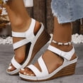 thumbnail image 2 of DAFEI Sandales Femmes Habillées à Plateforme Compensée Sandales Légères d'Été à Bride Sandales Décontractées de Vacances Augmenter la Hauteur Chaussures Rétro de Villégiature, 2 of 7