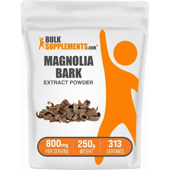 BulkSupplements Magnolia Extract Powder - 800mg per Serving - 250 Grams (8.8 oz) - 312 Servings