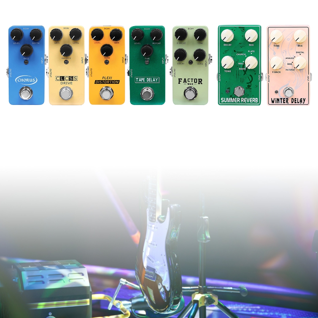 Compacts Guitar Sound Processor Multiple Effects Modes Distortion Delay Reverbs User Friendly Studio Equipment