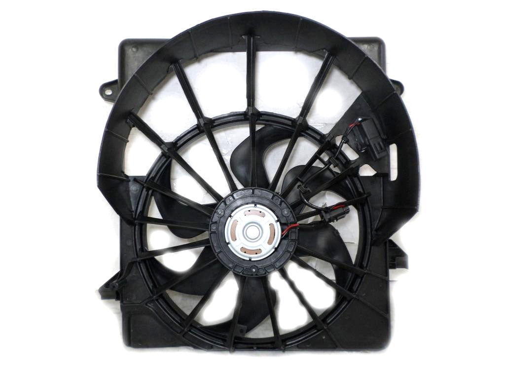 Dual Radiator and Condenser Fan Assembly Cooling Direct Fit/For 68033228AA 08-11 Jeep Liberty 