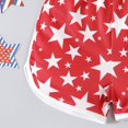 thumbnail image 7 of BOBOGOJP 4th of July Outfit Toddler Girl Stars Stripe Tie-Up Romper Overall Shorts Little Girls 4th of July Clothing Red for Size 18-24 Months, 7 of 7