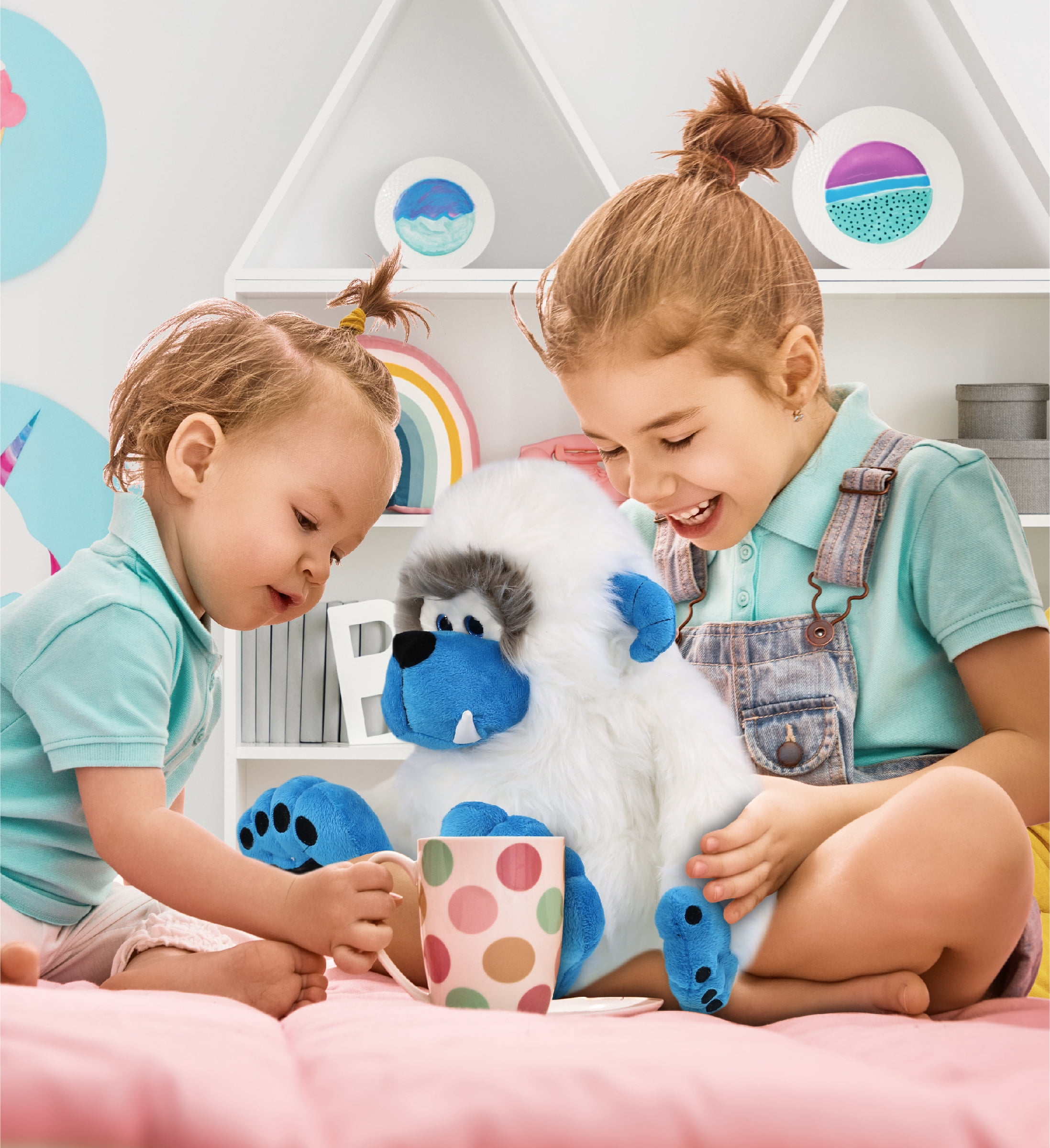 DolliBu Yeti Super Soft Stuffed Animal, Cute Realistic Ape-Like Stuffed Animals for Girls, Boys, Cute Adults Animal Gifts, Kids Nursery Decor for Newborn, Cuddly Soft Baby Plush Toys - 12 Inches