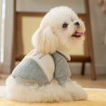 thumbnail image 5 of Sudadera con capucha y estampado de letras para perros, ropa para perros, jerséis de moda para cachorros, ropa para gatos de otoño, sudadera suave y bonita para mascotas, ropa para Yorkie, 5 of 5