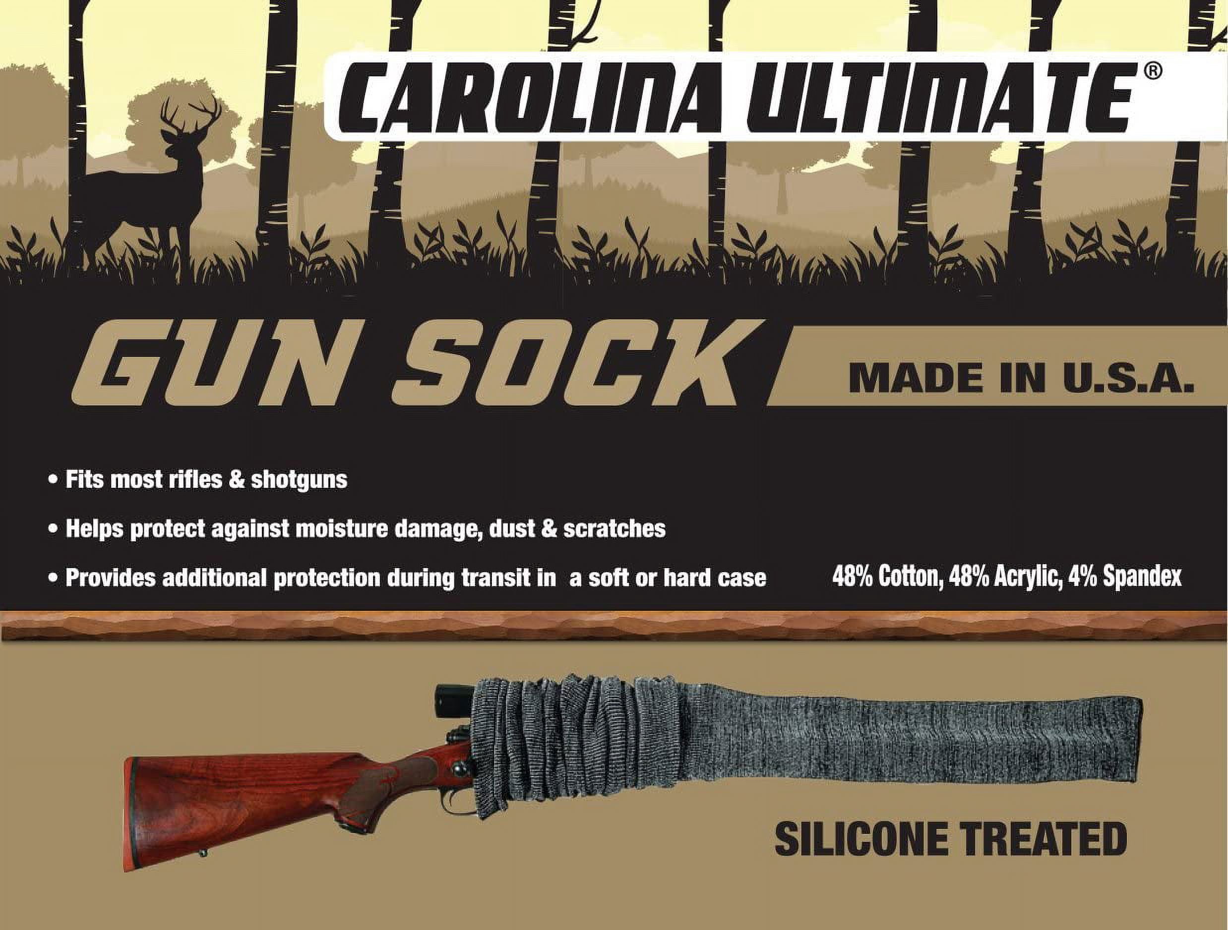 Carolina Ultimate Silicone Treated Knit Sock Cover for Firearms