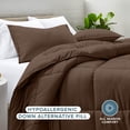 thumbnail image 2 of Juego de edredón Bare Home Cal King ultra suave color cocoa, 2 of 8