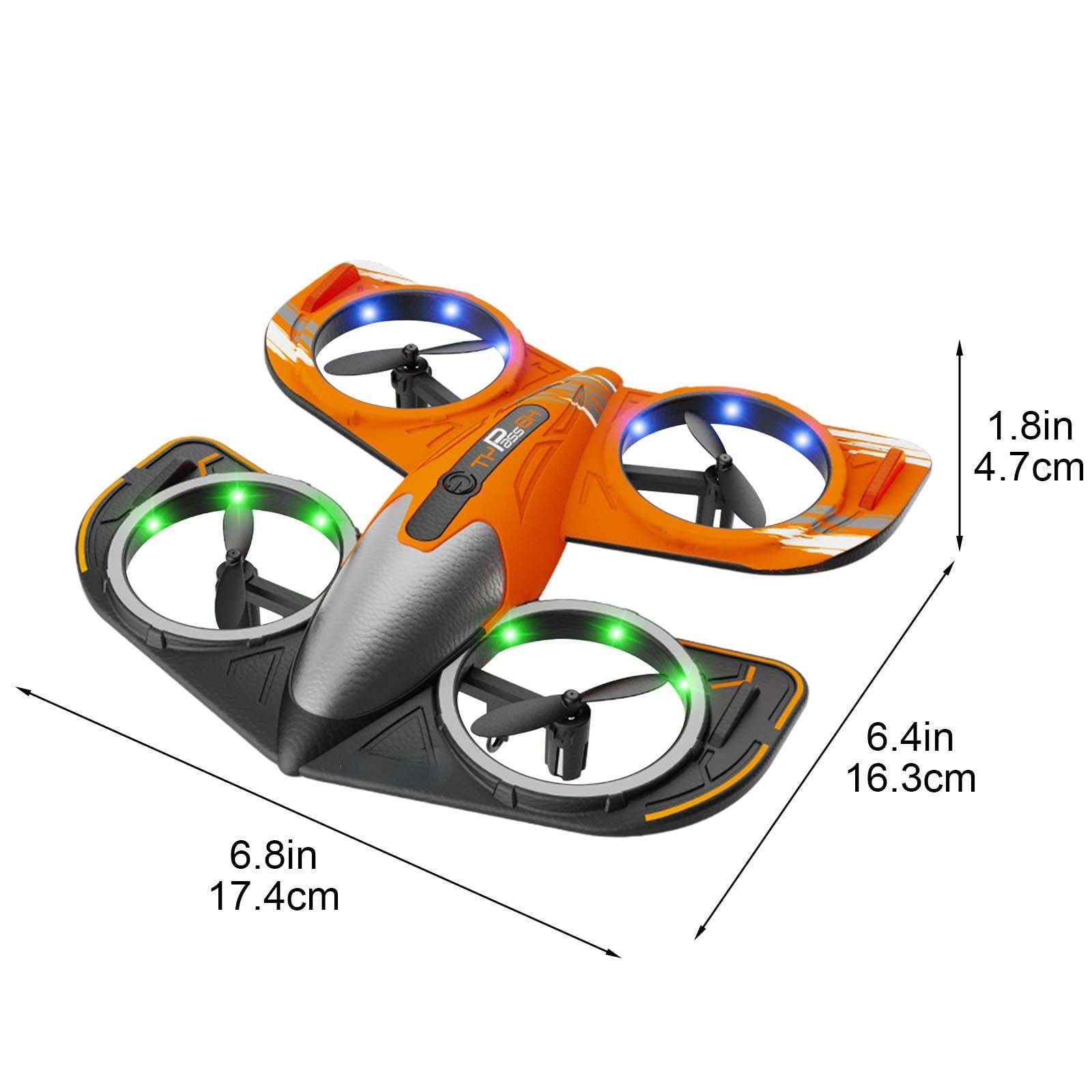 High-End Remote Control Foam Fighter Plane, HD Aerial Photography, Screen Controller, Long Battery Life, Multiple Flight Modes, 360° Rolls RC Airplane Adventure Toy