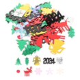 thumbnail image 1 of 1 Set Christmas Confetti Festive Party Confetti Decors 2024 New Year Table Centerpiece Confetti Decors, 1 of 2