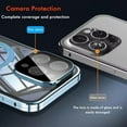 thumbnail image 3 of Magnetic Double-Sided Glass Privacy Phone Case Compatible with for iPhone 17/17pro/17pro Max/18AiR with Security Lock, Comes with Kickstand and Camera Lens Protection., 3 of 5