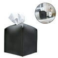 thumbnail image 2 of Caja de pañuelos, soporte cuadrado de cuero PU para caja de pañuelos, soporte decorativo para encimera de tocador de baño, mesitas de noche, escritorio de oficina y coche, 2 of 8