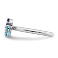 thumbnail image 3 of 925 Sterling Silver Stackable Expressions Polished BT & AM Butterfly Ring Size: 6; for Adults and Teens; for Women and Men, 3 of 5