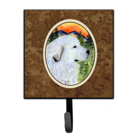 Carolines Treasures SS8236SH4 Great Pyrenees Leash Holder or Key Hook, Small, Multicolor