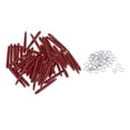 thumbnail image 1 of 50x Flechas De Dardos Accesorios De Dardos 2BA Con Anillos De Protección 45 Mm Rojo Sunnimix flechas de dardos, 1 of 8