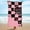 Beach Towels A, variant on LACKUST Love Checkered Beach Towel - Oversized, Quick-Dry & Sand-Proof for Beach, Pool & Camping - 70x150cm (Pink & Black)