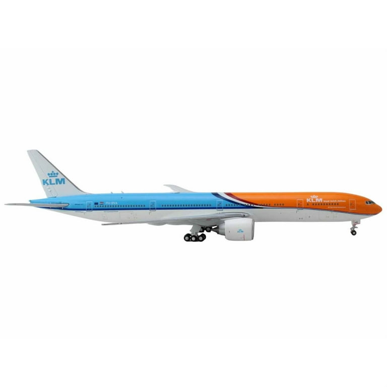 Boeing 777-300ER Commercial Aircraft with Flaps Down 