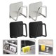thumbnail image 3 of 4 Uds soportes de esponja para fregadero de cocina soportes de tela para lavar platos soportes de almacenamiento de esponja HOMEMAXS 16066664-MX, 3 of 6
