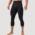 thumbnail image 3 of BXINGOHAI Men's Compression Pants Workout Athletic Leggings Running Gym Tights with Pockets Today 2XL, 3 of 5