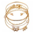 thumbnail image 3 of Womens Butterfly Bracelet Crystal Jewelry Set Elegant Alloy Butterfly Bracelet for Girls Fashion Butterfly Jewelry, 3 of 4
