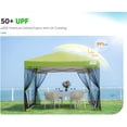 thumbnail image 6 of Quictent 8x8 EZ Pop up Canopy Tent with Netting Screen Mesh Walls Waterproof Roller Bag (Green), 6 of 9