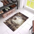 thumbnail image 3 of MKHERT 3D Old Gothic Arch with Burning Candles and Fantasy Lamps Doormat Rug Home Decor Floor Mat Bath Mat 23.6x15.7 inch, 3 of 3