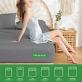thumbnail image 5 of Gogreen Waterproof Mattress Protector, Breathable Cooling Bed Mattress Cover with Deep Pocket Plastic Mattress Protector Fitted 6"-15" (Bamboo Jersey, Twin 39"x75"), 5 of 9
