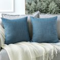thumbnail image 4 of Cushion Covers Set of 2 Linen Decorative Square Pillow Cases, 4 of 5