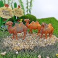 thumbnail image 5 of 10 piezas de figuras de camello, figura de camello pintada a mano, estatua de animal en miniatura, camello bactriano, modelo de animal de camello, figura de animal de escritorio Ca, 5 of 5