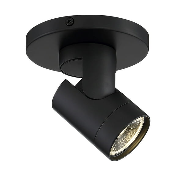 Nuvo Lighting 12 Watt LED Black Barrel Monopoint Spotlight Fixture - 3000K 36 Degree Beam Angle