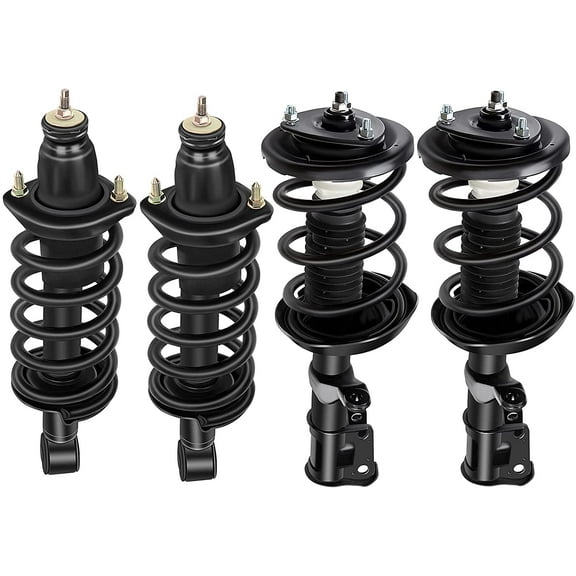 CCIYU 4 pcs Front and Rear Pair Strut and Spring shock Assembly 172144 172143 171380L 171380R for 2002-2006 for Honda CR-V