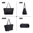 thumbnail image 4 of KALUNMA Large Women's Handbag,Zipper Closure Shopper Tote with Inner Pocket,Waterproof Shoulder Bag for Work,Office,Travel,Shopping and School, 4 of 7