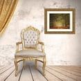 thumbnail image 3 of Podt, Martin 32x25 Gold Ornate Wood Framed with Double Matting Museum Art Print Titled - Misty Walk, 3 of 4
