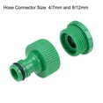 thumbnail image 3 of Hose Tap Connector G1/2 Threaded,Faucet Nozzle Quick Connect Adapter 2pcs, 3 of 4