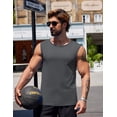 thumbnail image 3 of COOFANDY Men's 2 Par Workout Tank Tops Dry Fit Sleeveless Muscle Gym Shirts Stretch Bodybuilding Tee, 3 of 6
