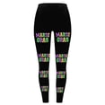 thumbnail image 4 of Babcutegg Carnival Yoga Pants for Women Gym Pants Full Length Tight Fitting Quick Dry Straight Leg Sport Clothes for Women Black Size 2XL, 4 of 5