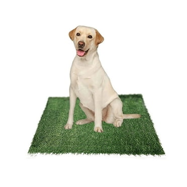 JMKQLZ Artificial Grass Puppy Pee Pad for Dogs and Small Pets - Reusable Training Potty Pad for Indoor Outdoor - Dog Housebreaking Supplies