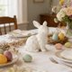 thumbnail image 5 of Easter Bunny Sculpture And Ceramic Block Bunny Crafts And Home Decoration And Easter Mood Decorations, 5 of 6