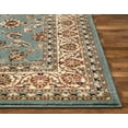 thumbnail image 3 of Well Woven Custom Size Runner - Choose Length - Noble Sarouk Light Blue Oriental 27 Inch Wide x 40 Feet Long Runner (27" x 40') Traditional Persian Floral Carpet, 3 of 4