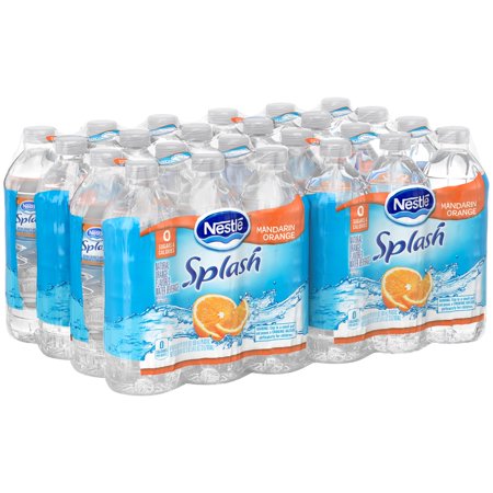 Nestle Splash Natural Orange Flavored Water, 16.9 Fl. Oz., 24 (Best Tasting Flavored Seltzer Water)