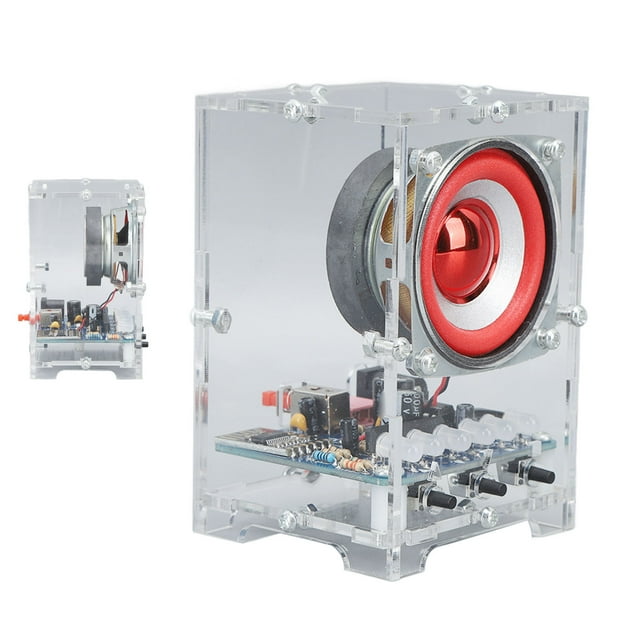 Caja De Altavoz Con Para Bricolaje, Kit De Electrónica Para Experimentos De Ciencia, Altavoz Con , Kit De Aprendizaje De Soldadura Para Principiantes, Juego De