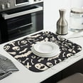 thumbnail image 3 of Spooky Halloween Icons Pattern Dish Drying Mat for Kitchen 1 Pack, Ultra Absorbent Microfiber Dishes Drainer Mats,16x18in(41x46cm), 3 of 6