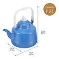 thumbnail image 2 of Large-capacity Enamel Water Kettle Stovetop Heat-resistant Tea Kettle Colored Water Jug With Handle, 2 of 5