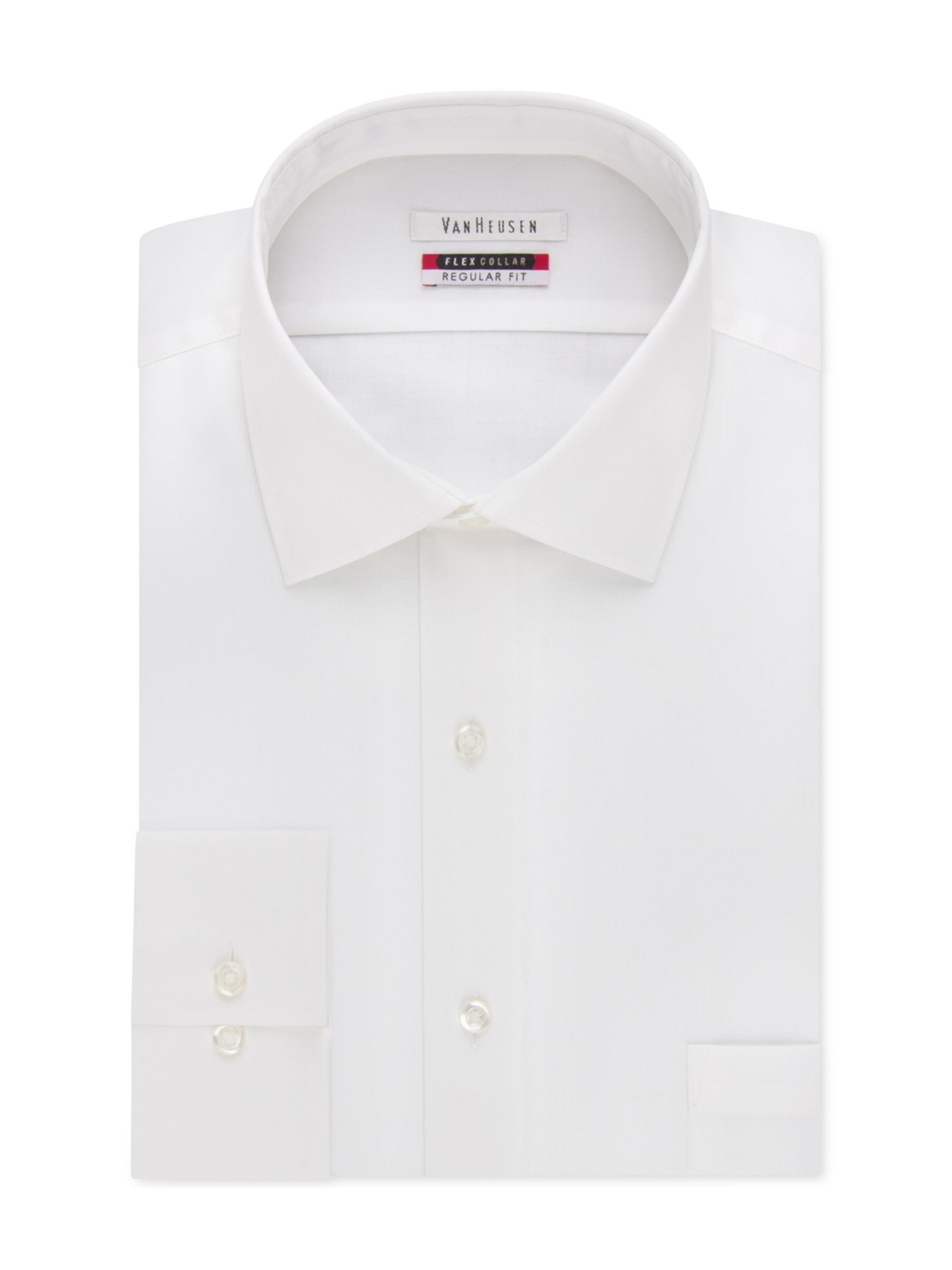 van heusen mens white dress shirt